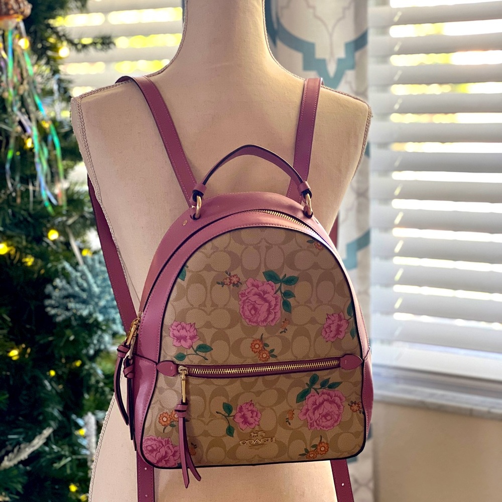 Floral Coach Backpack